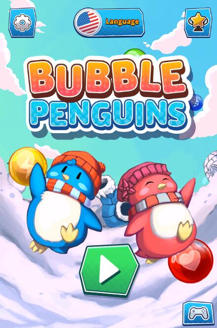 企鹅消灭泡泡龙截图