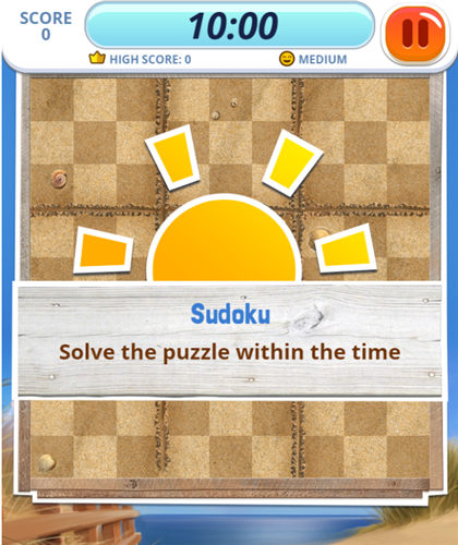 沙滩数独截图