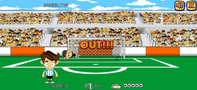 疯狂足球射门截图