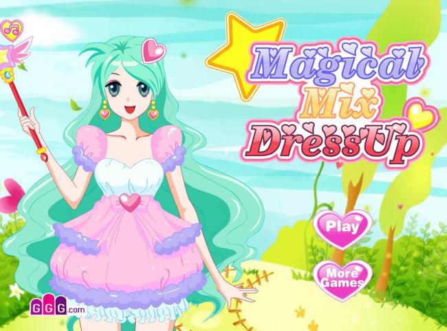 魔法少女换装截图