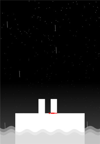 盒在水中央截图