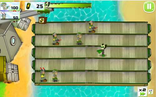 士兵大战僵尸截图