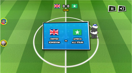 卡通足球比赛截图