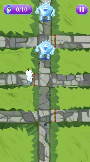 雪人过马路截图