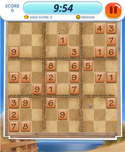 沙滩数独截图