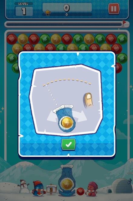 企鹅消灭泡泡龙截图