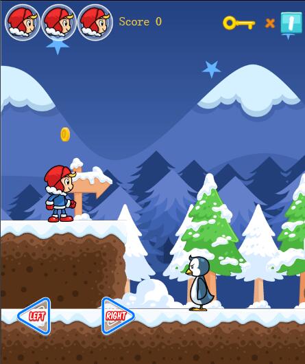小男孩雪地冒险截图